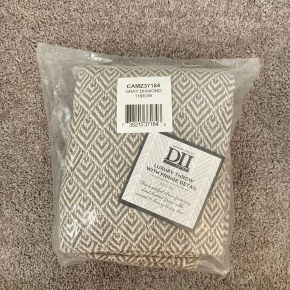 Design Imports Luxury Throw Blanket